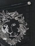 embroidered pocket jeans 