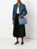 logo chain tote bag 