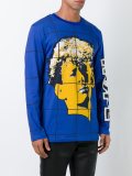face print T-shirt