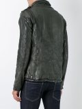 off-centre zip jacket