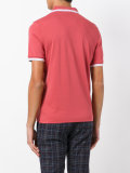contrast-hem polo top