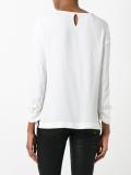 lace panel blouse 