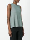 striped flared tank