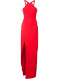 cut-off back detailing dress
