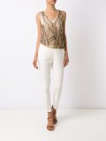 wrap mesh waistcoat