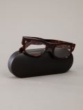 Thick framed glasses