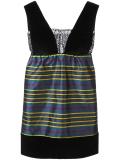 striped mini dress