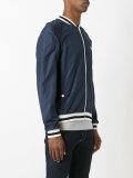 zipped bomber jacket 
