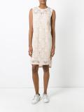 sleeveless lace dress