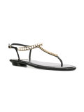 studded trim sandals 