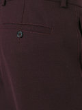 tailored straight trousers