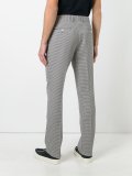 gingham tailored trousers