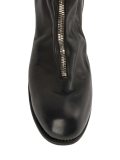 front zip ankle boots