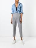 high waisted cropped pants 