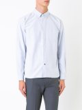 spotted button down shirt
