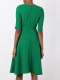 shortsleeved flared dress