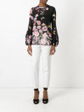 floral print blouse