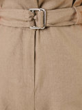 flared high-waisted trousers