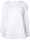 zip front shirt