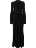 long wrap dress