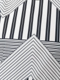 geometric print dress