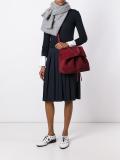 flap closure tote bag
