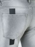 distressed detail jeans