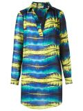 printed shirt dress