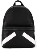 stripe print backpack