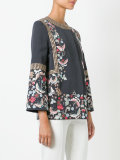 floral embroidered jacket 