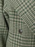 plaid double breasted coat
