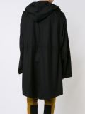 hooded trench coat