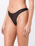 'Diana Georgette Pompom' thong