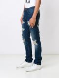 distressed jeans