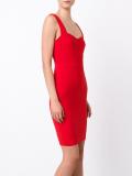 sweetheart neck fitted dress
