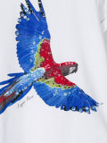 bird print T-shirt 