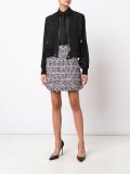 tweed A-line skirt