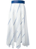 striped handkerchief skirt