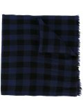 checked scarf