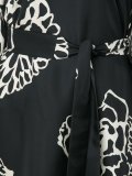 cold-shoulder midi dress
