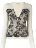 lace jacquard jumper