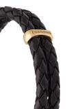 interlaced leather bracelet