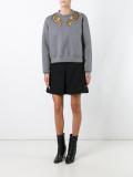 embellished neck sweatshirt 