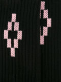 geometric knit sock