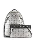 logo print backpack