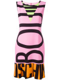 logo print dress