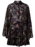 floral print ruffled dress