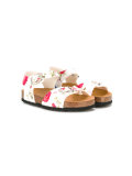 floral print sandals