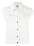 sleeveless denim jacket 