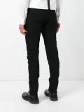 zipped detailing trousers